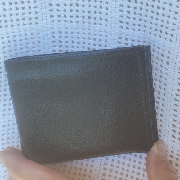Black Leather Vintage‎ wallet  NEW - Picture 7 of 9